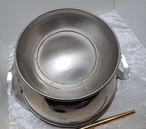 Unused 25L Duraware Soup Tureen with Lid -Stainless Steel in Box.
