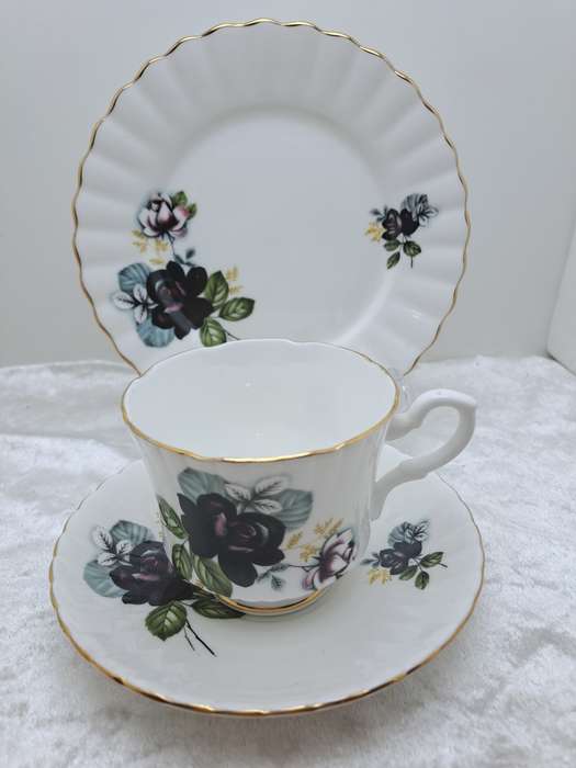 Vintage Hostess Tableware Fine Bone China Trio Made in England