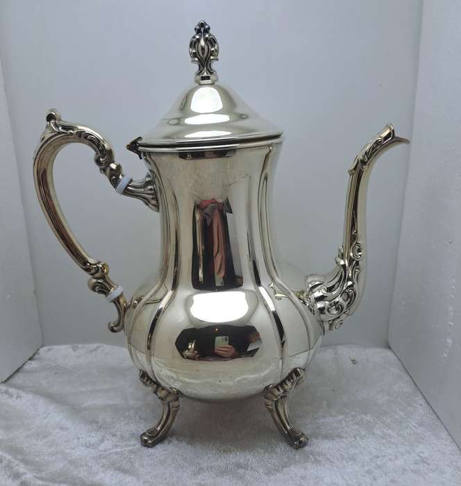 Very Large 8pc Antique/Vintage Silver Plated on Copper Tea and Coffee set