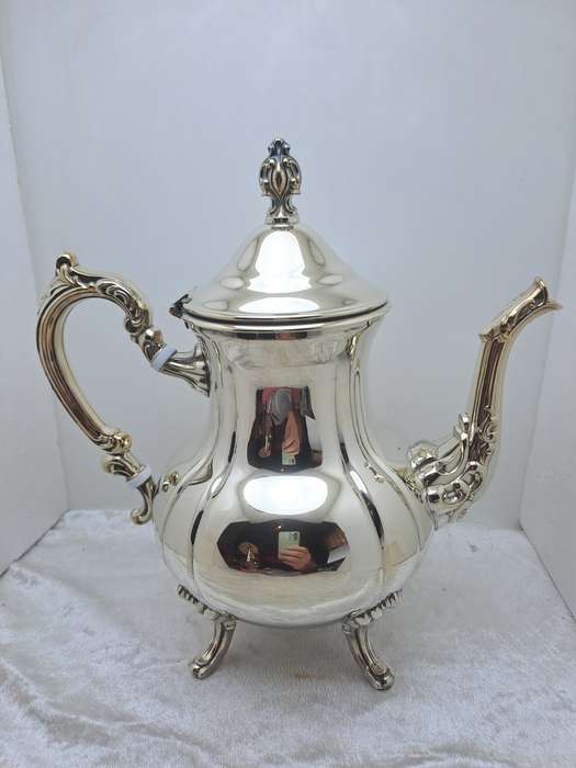 Very Large 8pc Antique/Vintage Silver Plated on Copper Tea and Coffee set
