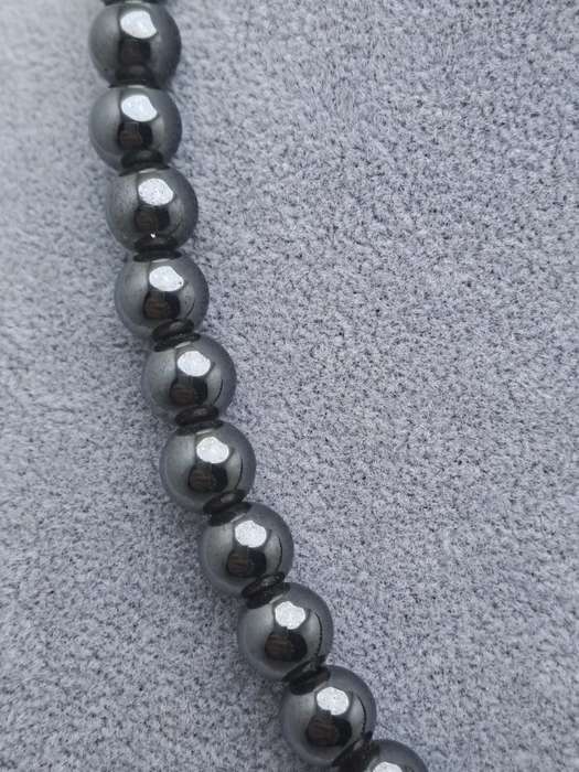 Vintage Hematite Magnetic Beaded necklace-Healing necklace -Therapy necklace