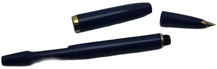 Vintage Blue Sheaffer Fountain Pen with Piston filling system in Sheaffer Case(see condition)