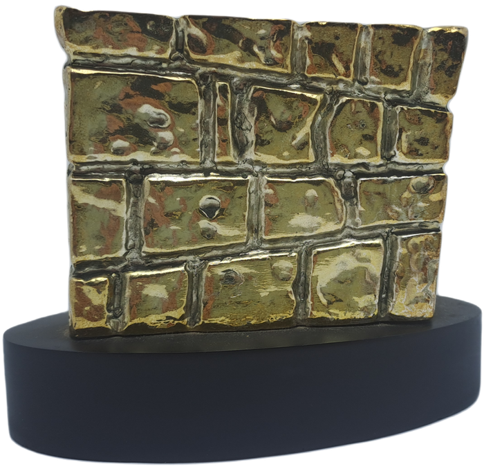 Collectable 925 sterling Silver Figurine of Wailing Wall in Jerusalem- by H.Karshi