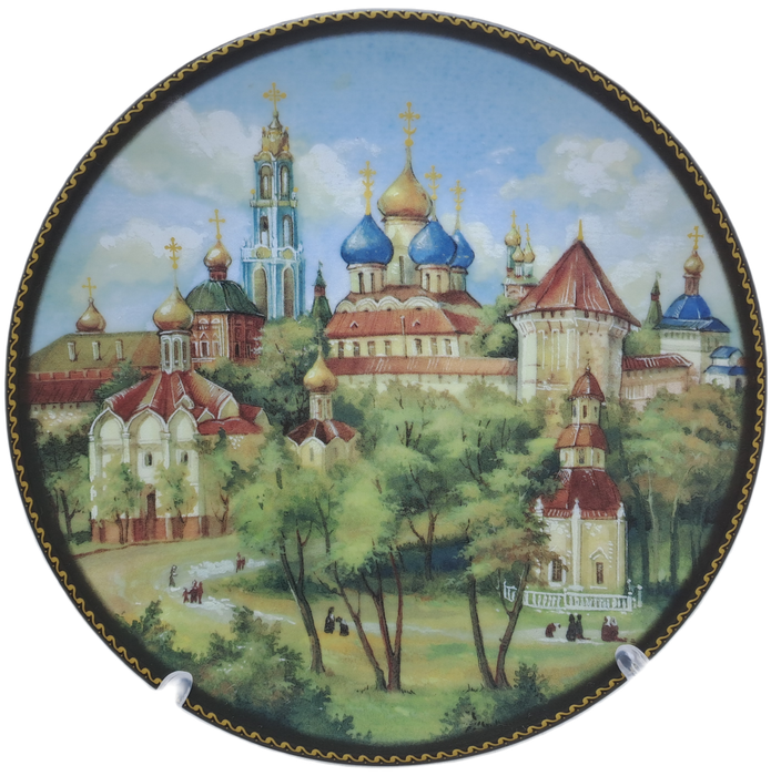 1997 Limited Edition Epic Porcelain Decorative Plate- No 2 of `Temples of Russia` Series -Moscow