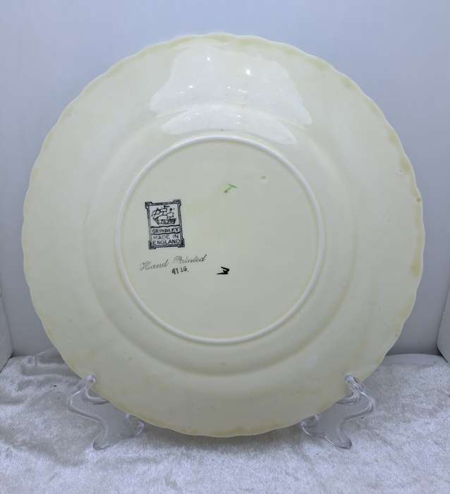 Vintage Grindley Hand Painted Porcelain Dinner Plate No 4716 -Made in England.