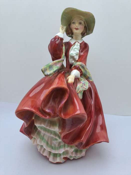 Vintage Royal Doulton Porcelain Figurine `Top of the Gill` HN 1834 -Repaired.