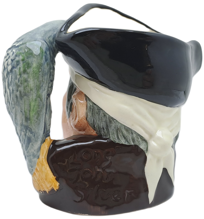 Vintage 1951 Royal Doulton D.6387 LONG JOHN SILVER Toby Jug- 10cm