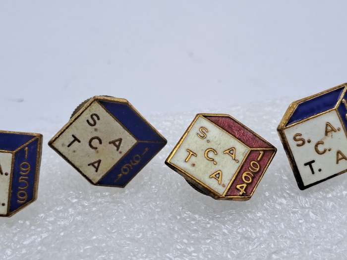 6 Vintage SACTA Pins-1958_1959_1960_1961_1964 and 1965