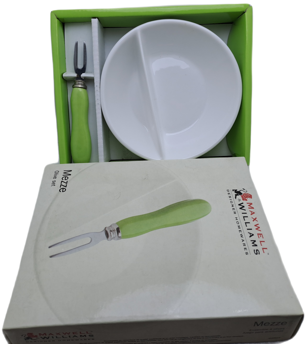 Maxwell Williams Mezze olive set -Boxed