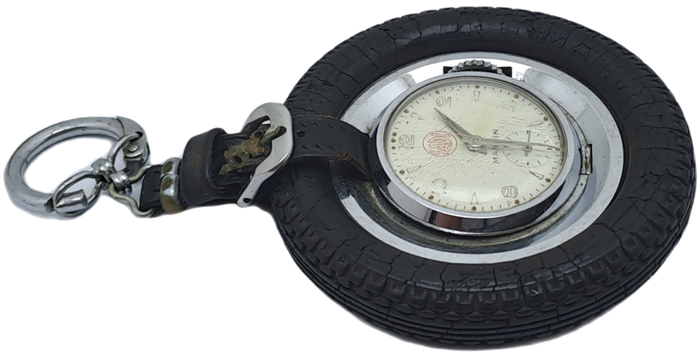 Vintage 1930-1940`s SADI Marvin Pocket watch keychain wheel watch manual winding Swiss Made