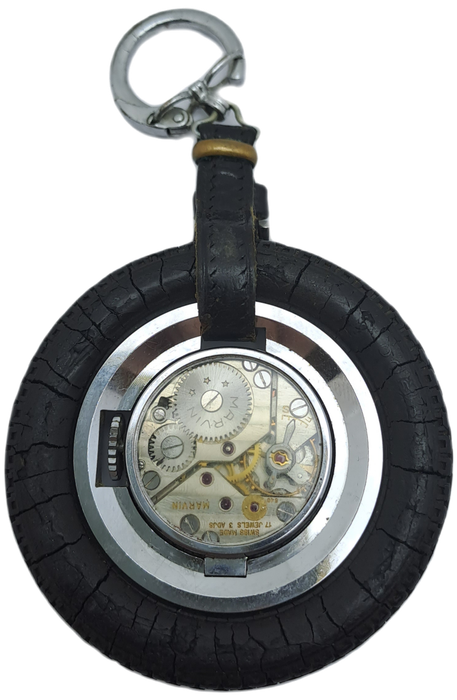 Vintage 1930-1940`s SADI Marvin Pocket watch keychain wheel watch manual winding Swiss Made