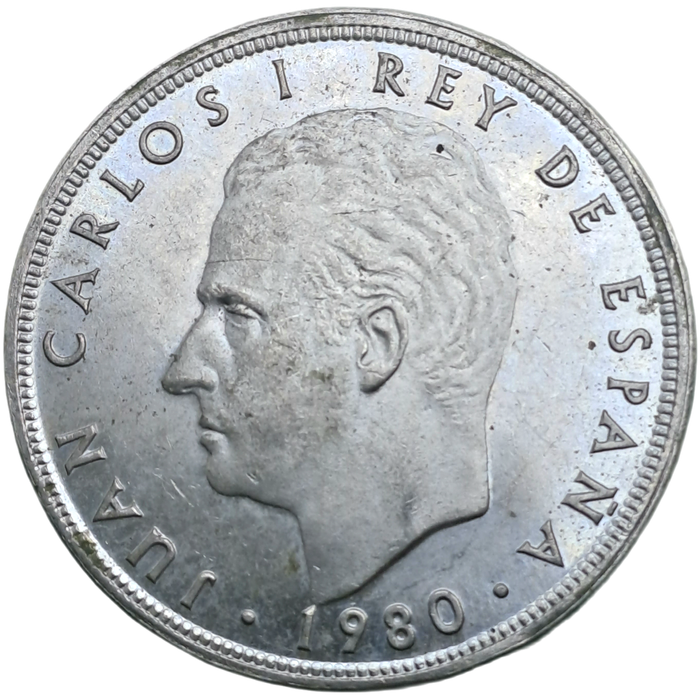 1980 Spain 100 Pesetas - Juan Carlos I- 1982 FIFA World Cup Circulating commemorative coin