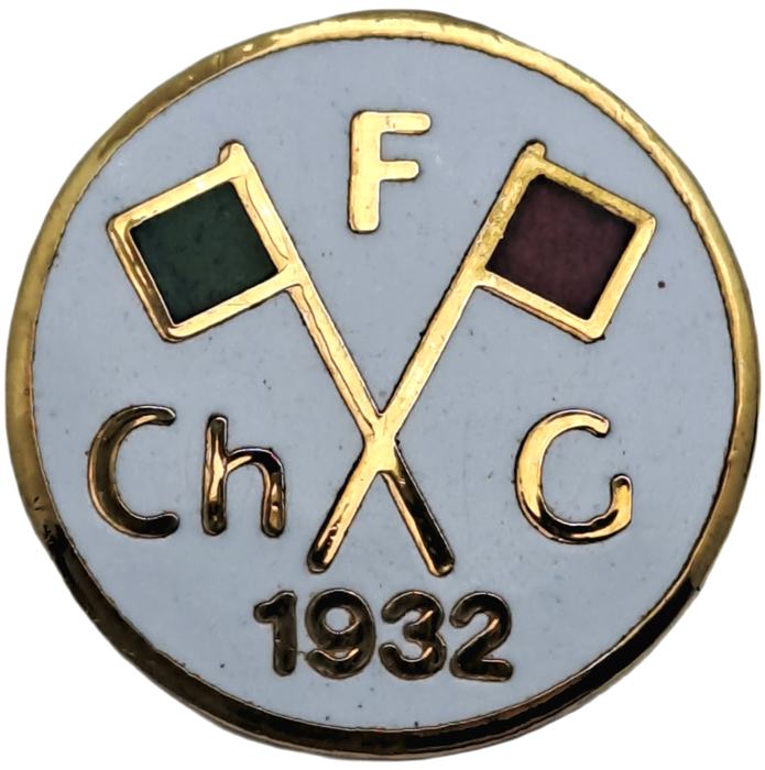 Unknown 1932 Enamel Pin -20mm (could be a soccer or Golf Club)