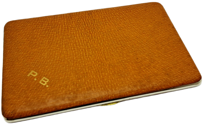 Vintage BBB Cigarette Case made in England - initials P.B on it