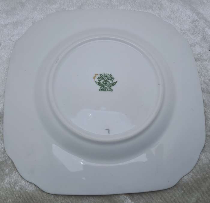 Vintage Royal TUSCAN Mint Green Trio Fine English Bone China Pattern C8984 (2 available)
