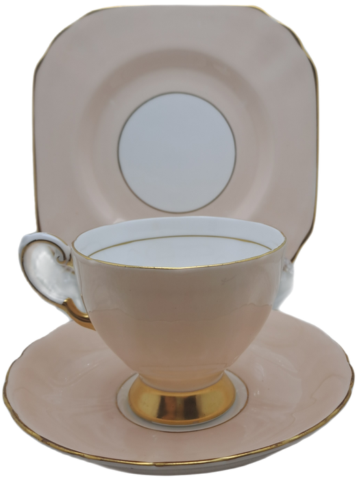 Vintage Royal TUSCAN Peach Trio Fine English Bone China Pattern C9157 (2 Available)