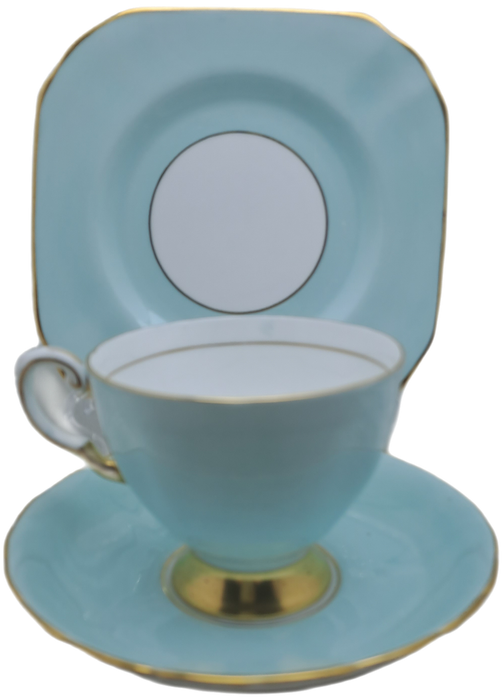 Vintage Royal TUSCAN Blue Color Trio Fine English Bone China Pattern C9151 (2 Available)