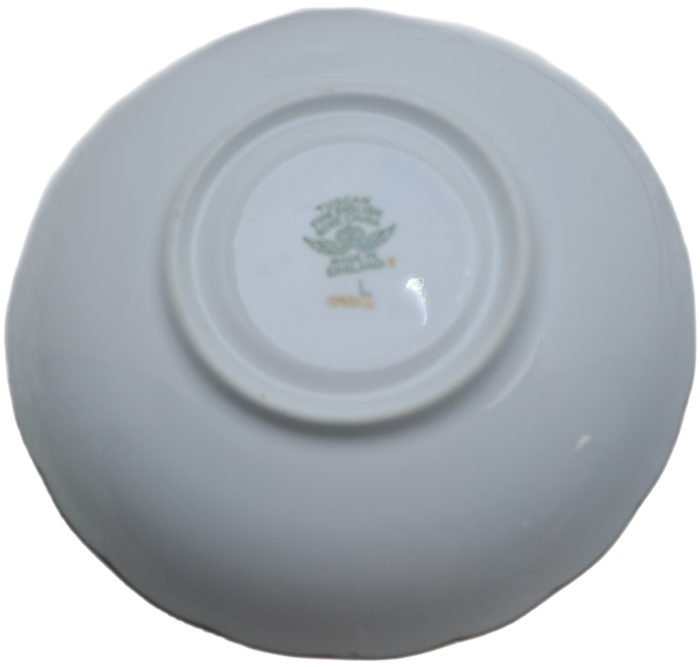 Vintage Royal TUSCAN Pastel Pink Trio Fine English Bone China Pattern C9013 (Cup hairline Crack)