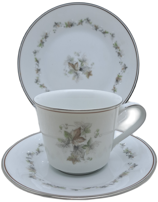 Vintage 1966-73 Noritake WOODLEY 6783 Trio- Japan (6 Available)