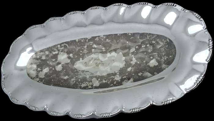 Vintage Silver plated  Tray 3cm high x 29,5cm x 15cm