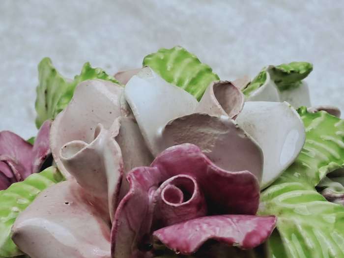 Vintage Floral Bone China Posy Vase Hand made by the floral bone China Co Durban.