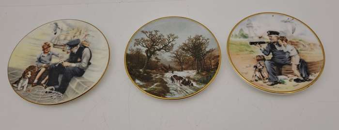 Collectable Vintage small Coalport Bone China Plates No 13,15 and 18