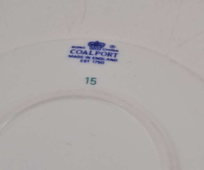 Collectable Vintage small Coalport Bone China Plates No 13,15 and 18