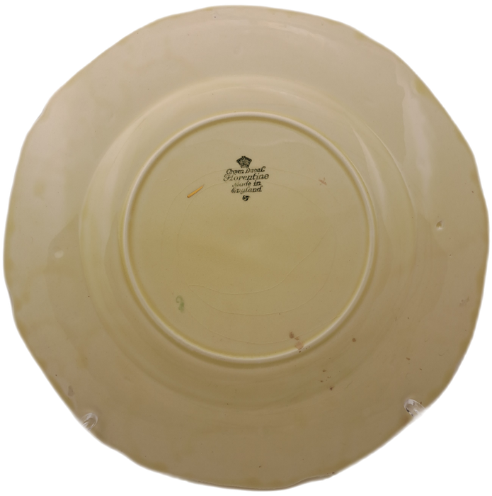 Vintage 1930`s Crown Ducal Florentine plate 266mm (Glase have some Grazing due to age)