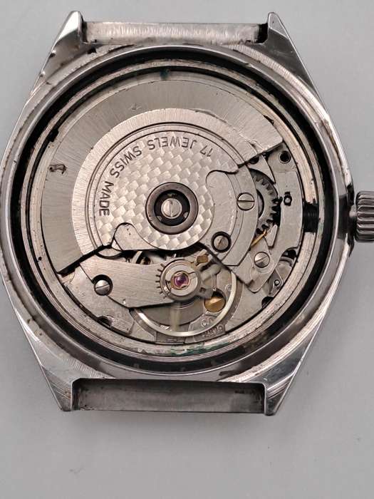 Vintage TECHNOS Cougar Mod.2879.2120.354 Mens Automatic Watch -17 Jewels -WORKING