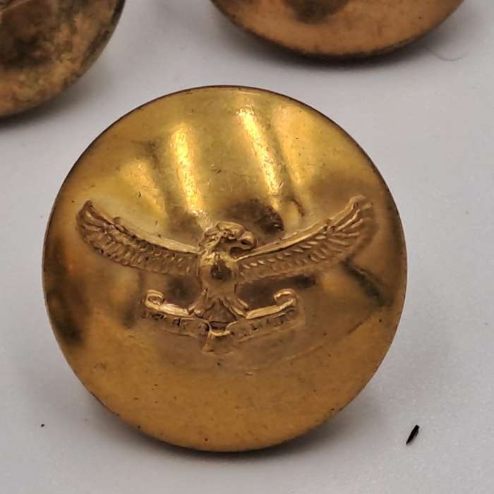 14 Vintage SAAF Buttons-Brass- 23mm (South African Airforce)