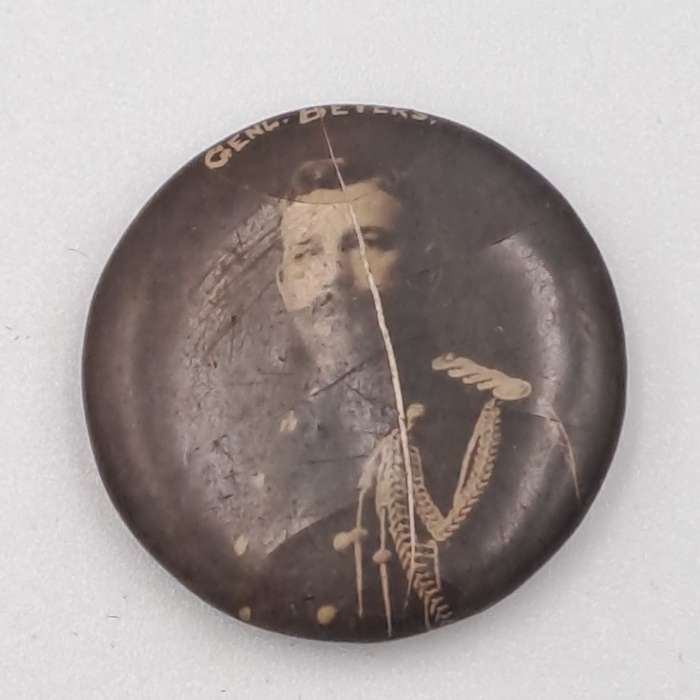 Rare!! Pin Badge of Boerwar General Beyers -23mm  - No Pin