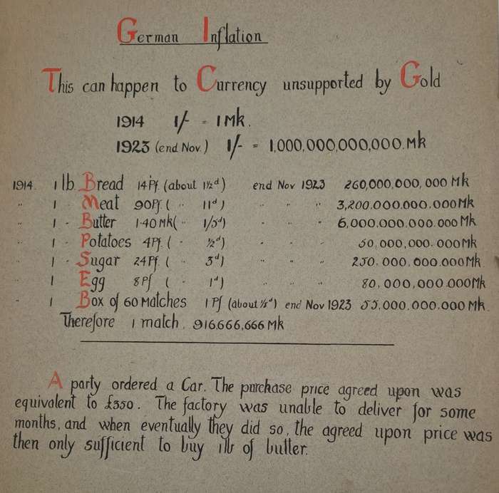 1922 Germany 1 Million Mark  German notgeld  M.K Glogau -Emergency Money