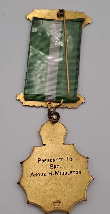 Vintage ARABIAN (K)Nights  LODGE 9546 Masonic Jewel (Free Mason) Engraved