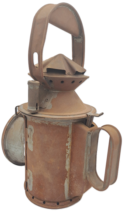 Vintage SAS-SAR Railway Signal Lamp -Not restored-Front lens cracked