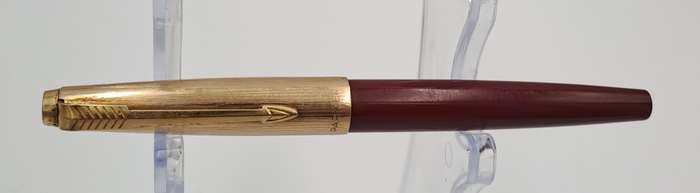 Vintage Maroon 1/10 12kt Rolled Gold Maroon - LADY Parker Fountain Pen -Ink Tested-Boxed