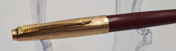 Vintage Maroon 1/10 12kt Rolled Gold Maroon - LADY Parker Fountain Pen -Ink Tested-Boxed