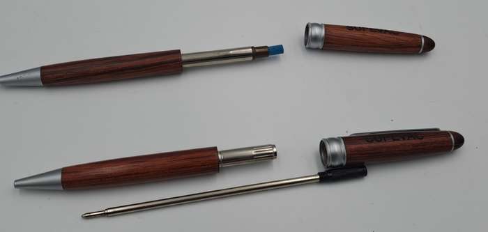 Hand Made wooden Pen and Pencil set in wooden Box (Rosewood)-Supavac Branded