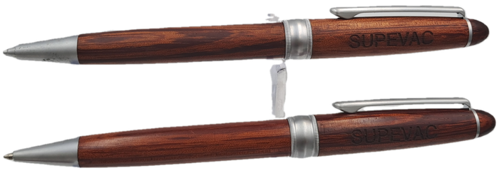 Hand Made wooden Pen and Pencil set in wooden Box (Rosewood)-Supavac Branded