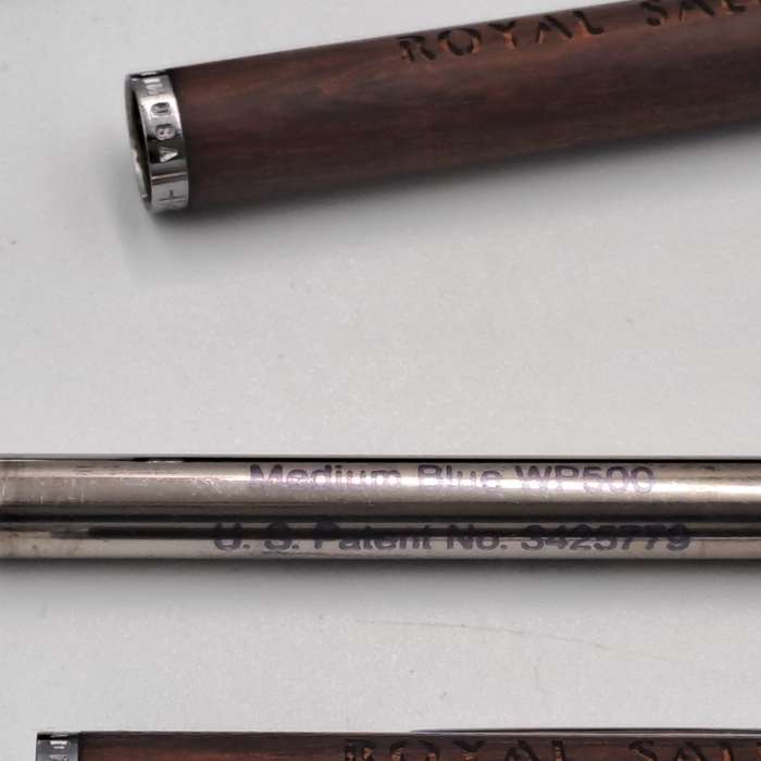 Vintage Hallmark Rosewood Pen and Pencil set made in USA- ROYAL SALUTE still in original Case.