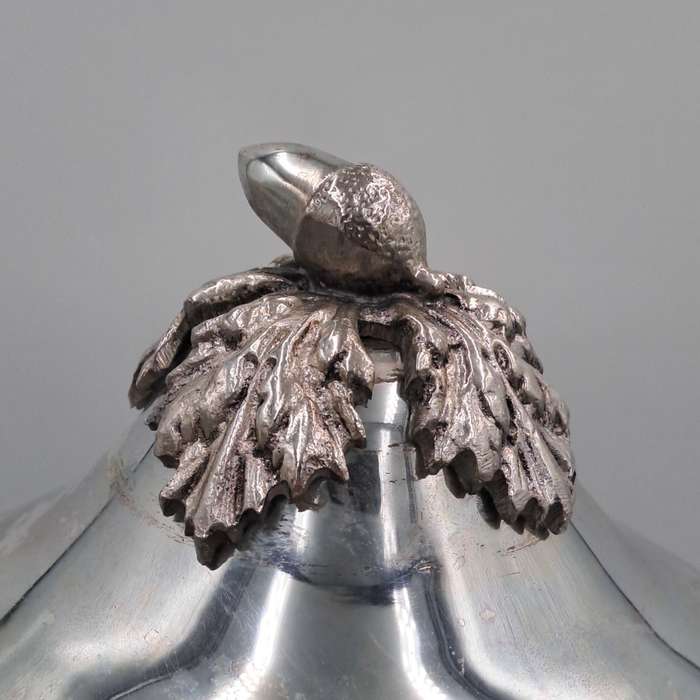 Large Vintage Silver Plate Tureen with Lid 30cm Tall -