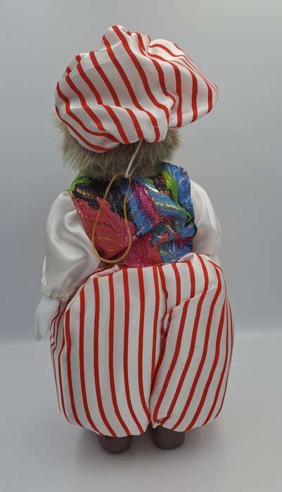 Vintage Hand-Painted Fine Porcelain Doll-Circus Clown - Parade of Dolls Collection -boxed.