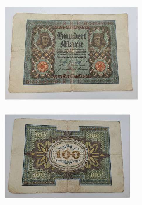 1920  Germany (1871-1948) 100 Mark Reichsbank note