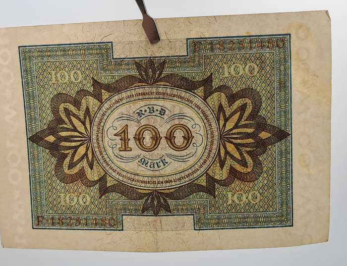 1920  Germany  Germany (1871-1948) 100 Mark Reichsbank note