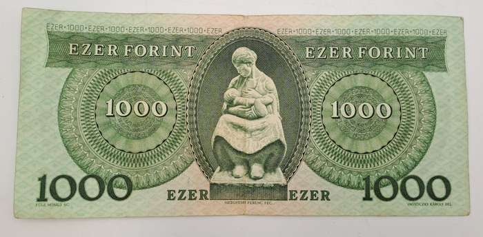 1983- Hungary 1000 Forint Banknote