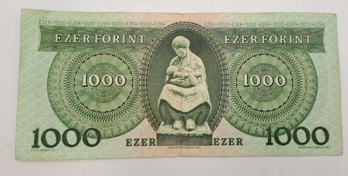 1983- Hungary 1000 Forint Banknote