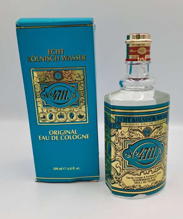 Original Kolnisch Wasser 4711 Eau de Cologne Original 200ml -full -seal broken in Box.