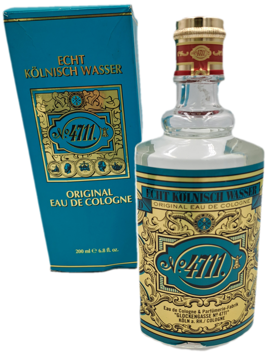 Original Kolnisch Wasser 4711 Eau de Cologne Original 200ml -full -seal broken in Box.