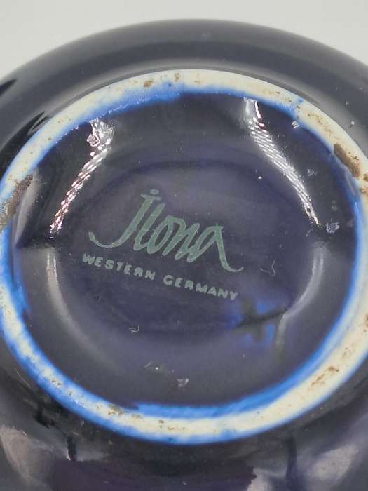 Vintage Hand Painted Jlona Porcelain Trinket Box  Made In Western Germany
