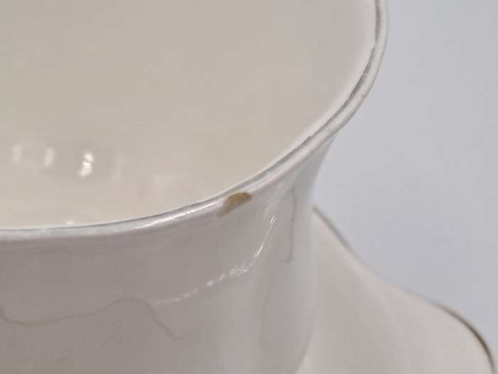 Vintage Royal Albert Tennis/Snack Set Val d`Or White and  Gold trim (Cup has a Chip)