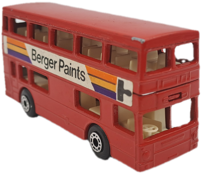 1972 Matchbox superfast No 17 Londedoner Red Double decker Bus by Lesney England